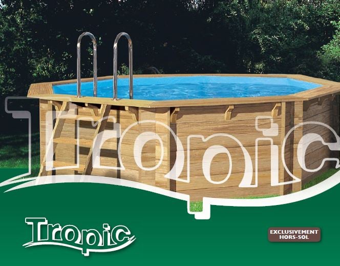 piscine bois tropic octo 414